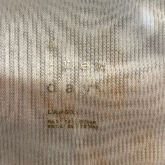 A New Day orange tie-dye Tank top- size large - Picture 6 of 9